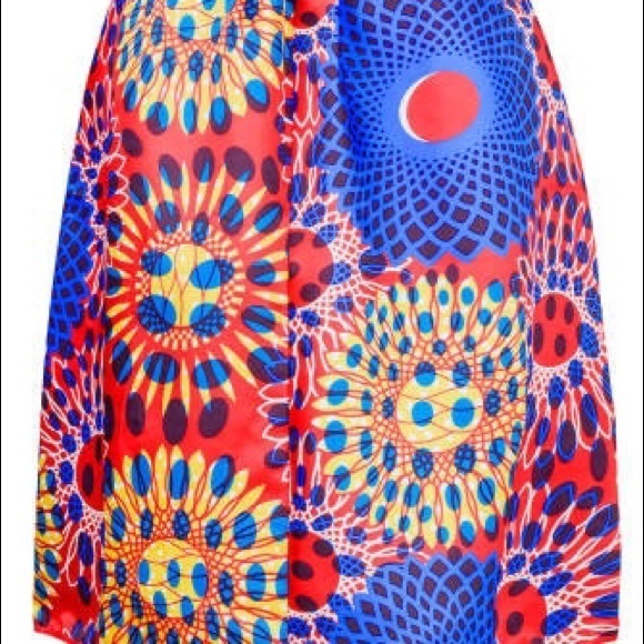 COPY - Vintage African Print long skirt - Picture 5 of 8